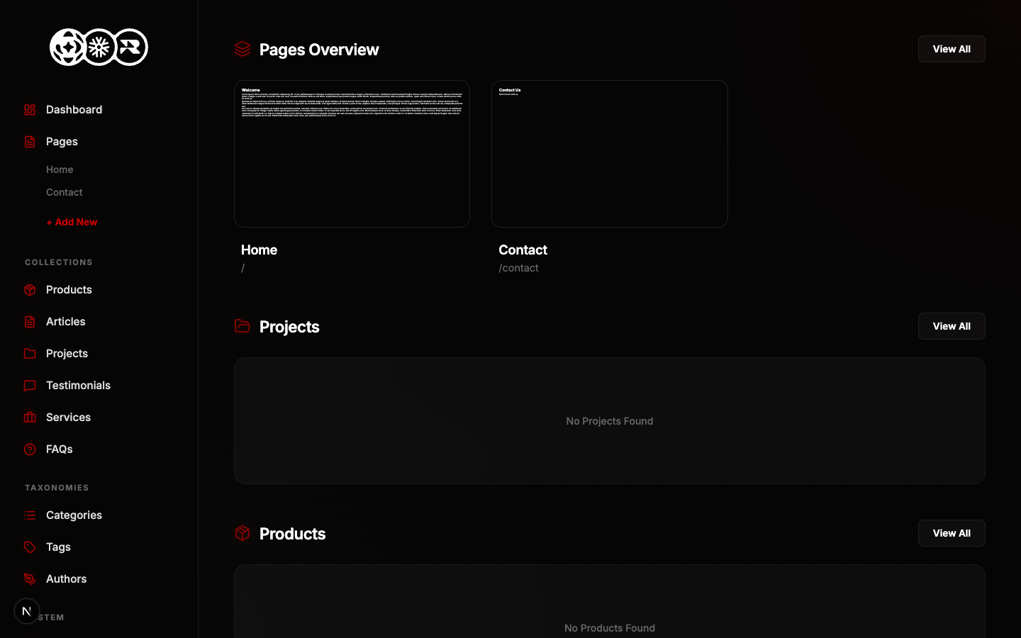 RMS Dashboard